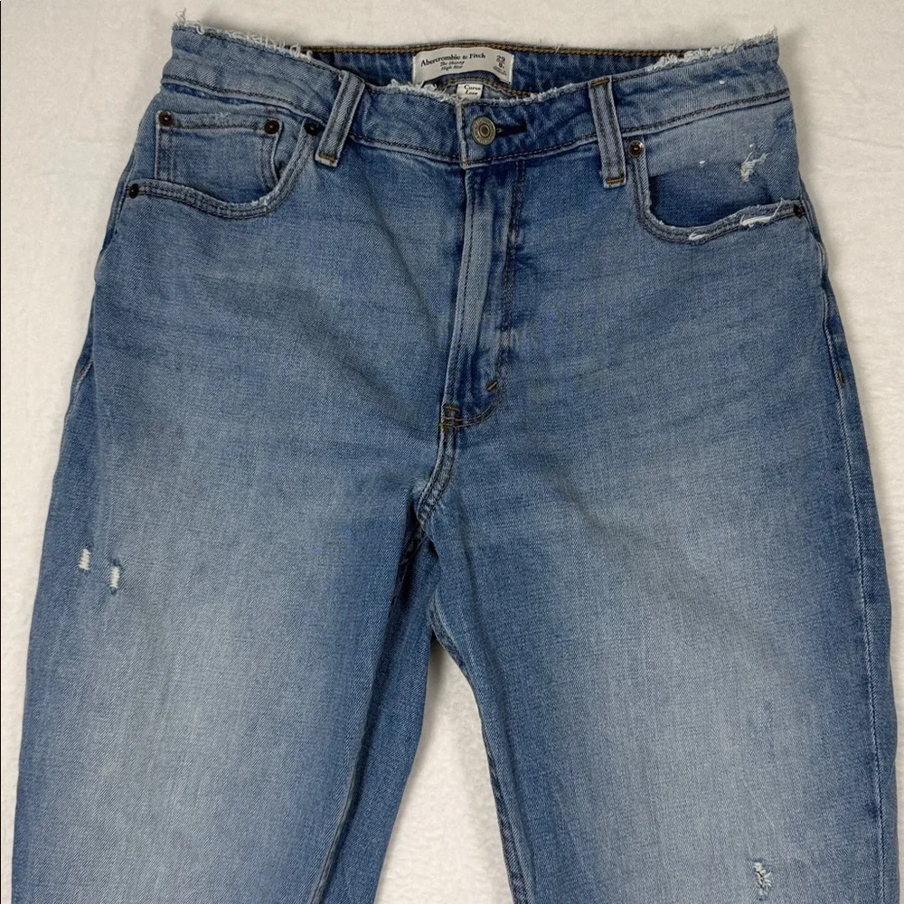 Abercrombie & Fitch Women's Curve Love The Skinny High Rise Blue Jean size 8/29 - Picture 3 of 11